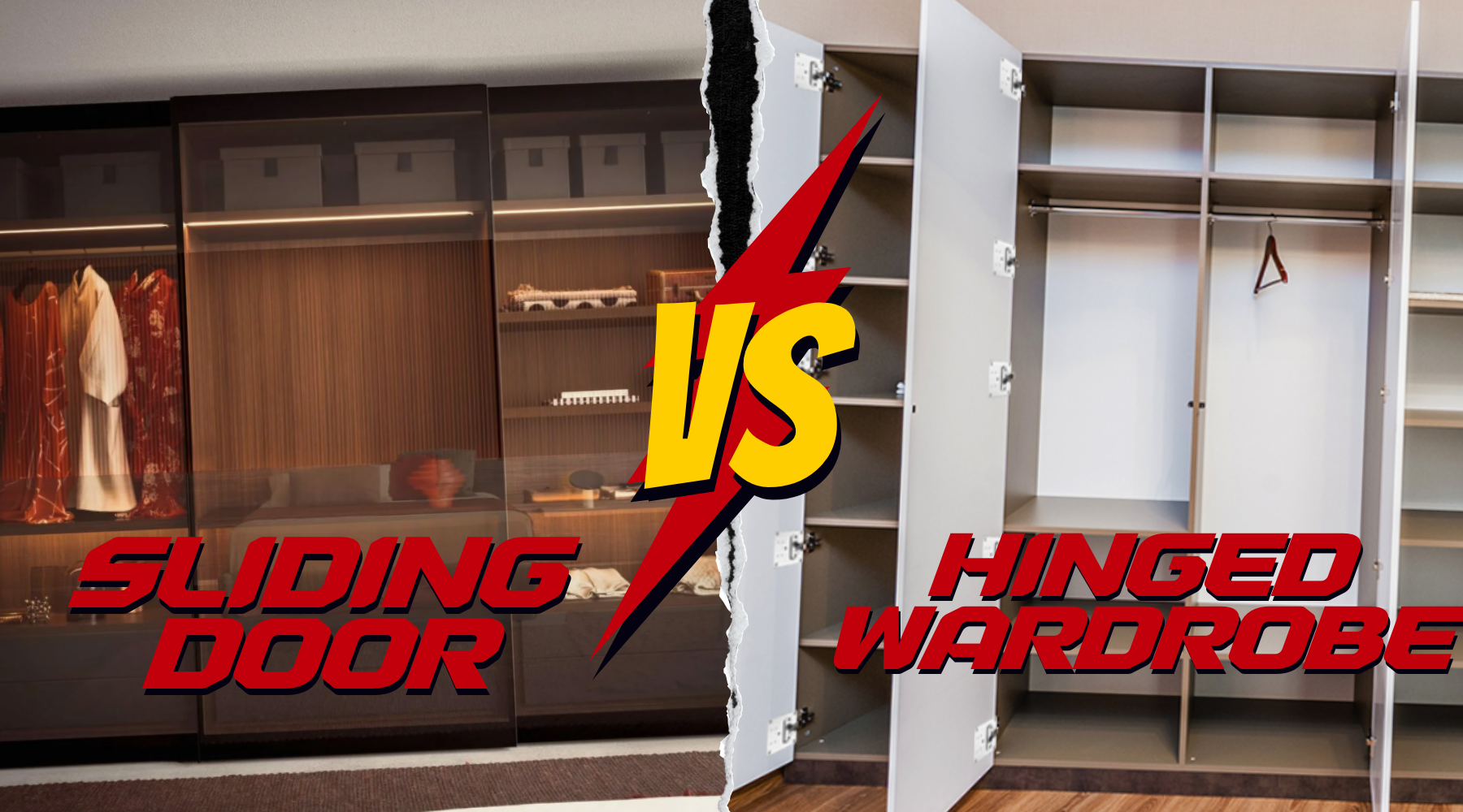 Sliding vs. Hinged Wardrobes: Which One is Right for You?